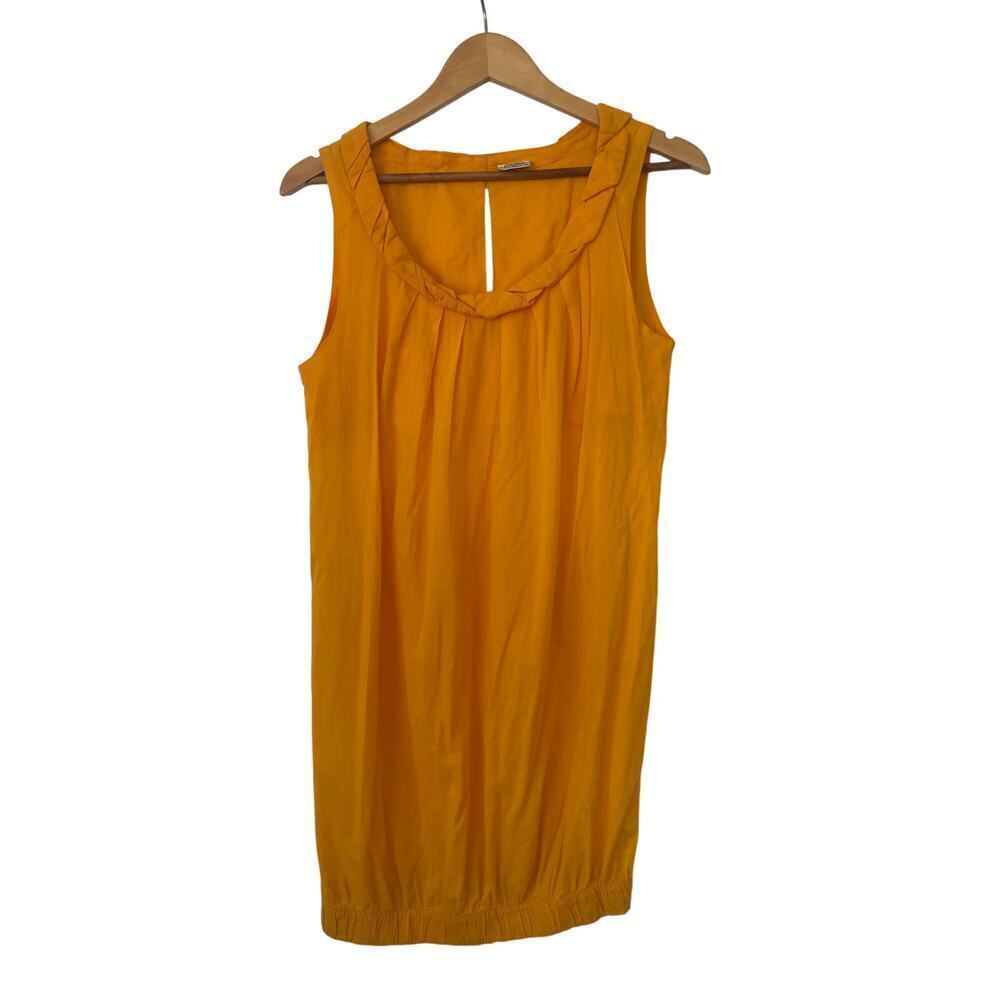 La Perla Studios 100% Cotton Golden Twist Neck Elastic Waist Tank Top • Sz 8 ⬇️